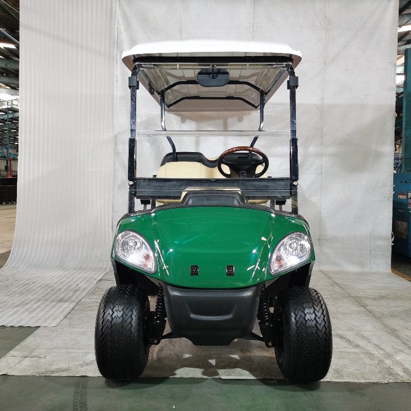 Cart gailf leictreach 2+2 suíochán le ceallraí litiam
