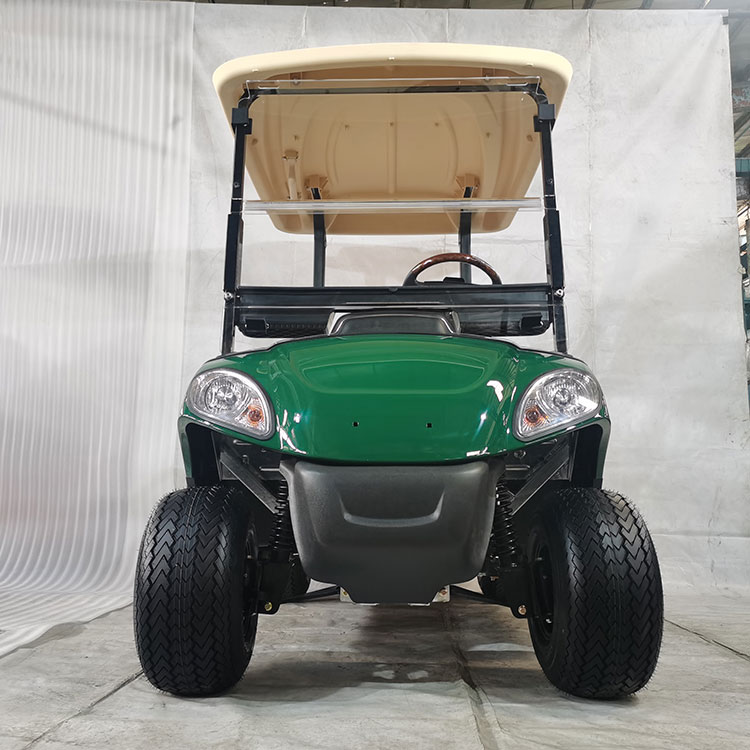 Cart gailf leictreach 2 shuíochán le ceallraí litiam