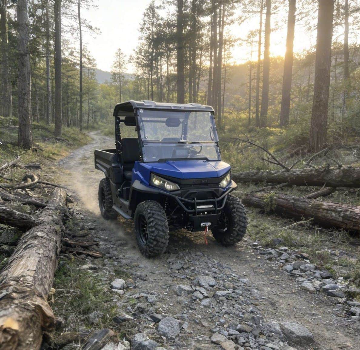 Feirm Leictreach 4WD UTV Feirme 73.6V 150Ah Rialaitheoir 20KW Buaic