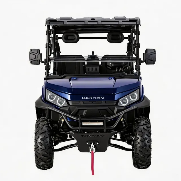 4WD Off Road UTV 73.6V 1000kg Tarraingthe 400A Rialaitheoir 150Ah