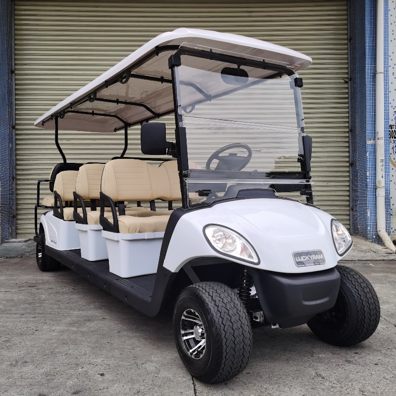 Cart gailf leictreach 6 suíochán le ceallraí litiam