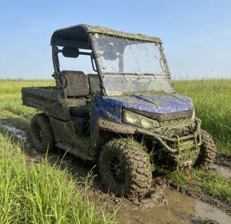 73.6V 4WD Stiúrtha UTV EPS Easbhóthair 20KW Buaicchumhacht 80-100km