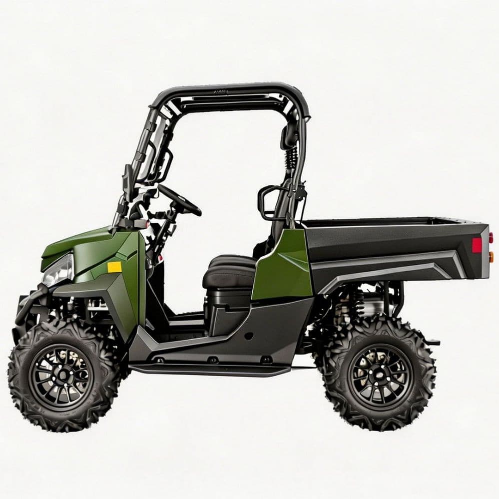Accessories Customizable 73.6V Leictreach UTV PKE Gan eochair 1000kg Tarraingthe 80-100km Raon 4WD