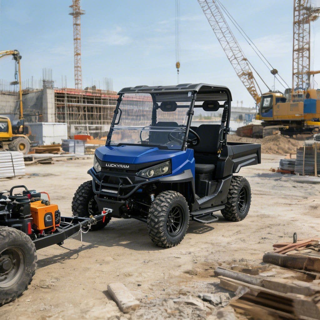 Leictreach UTV 10KW AC Motor 4WD 73.6V Litiam Battery 400mm Wading