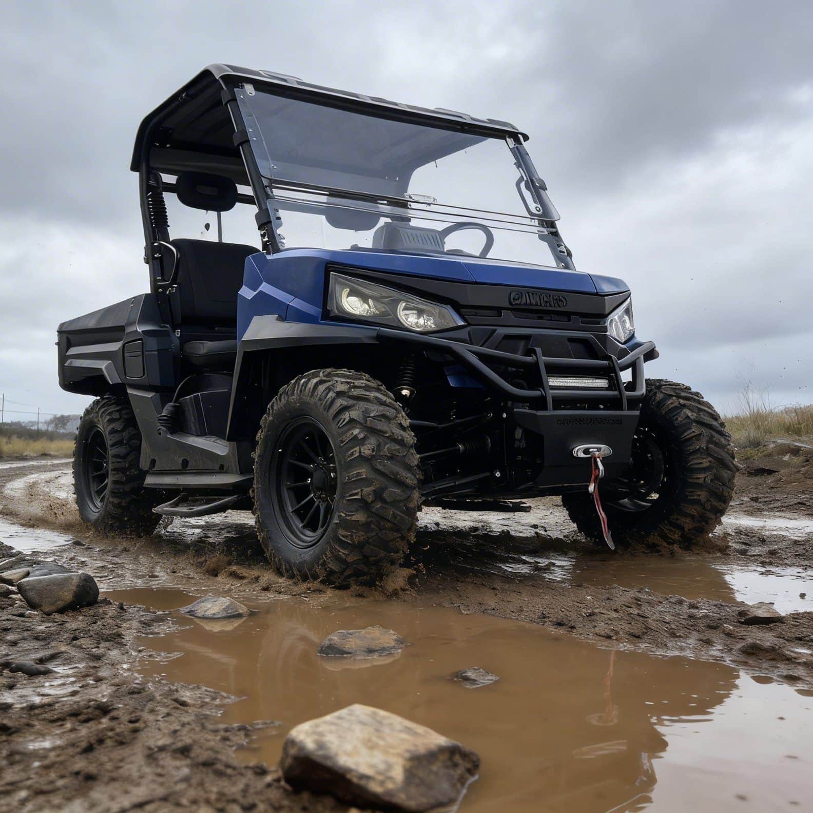 Leictreach UTV 73.6V 20KW Buaic-chumhacht 4WD 400A Rialaitheoir Lasmuigh den Bhóthar