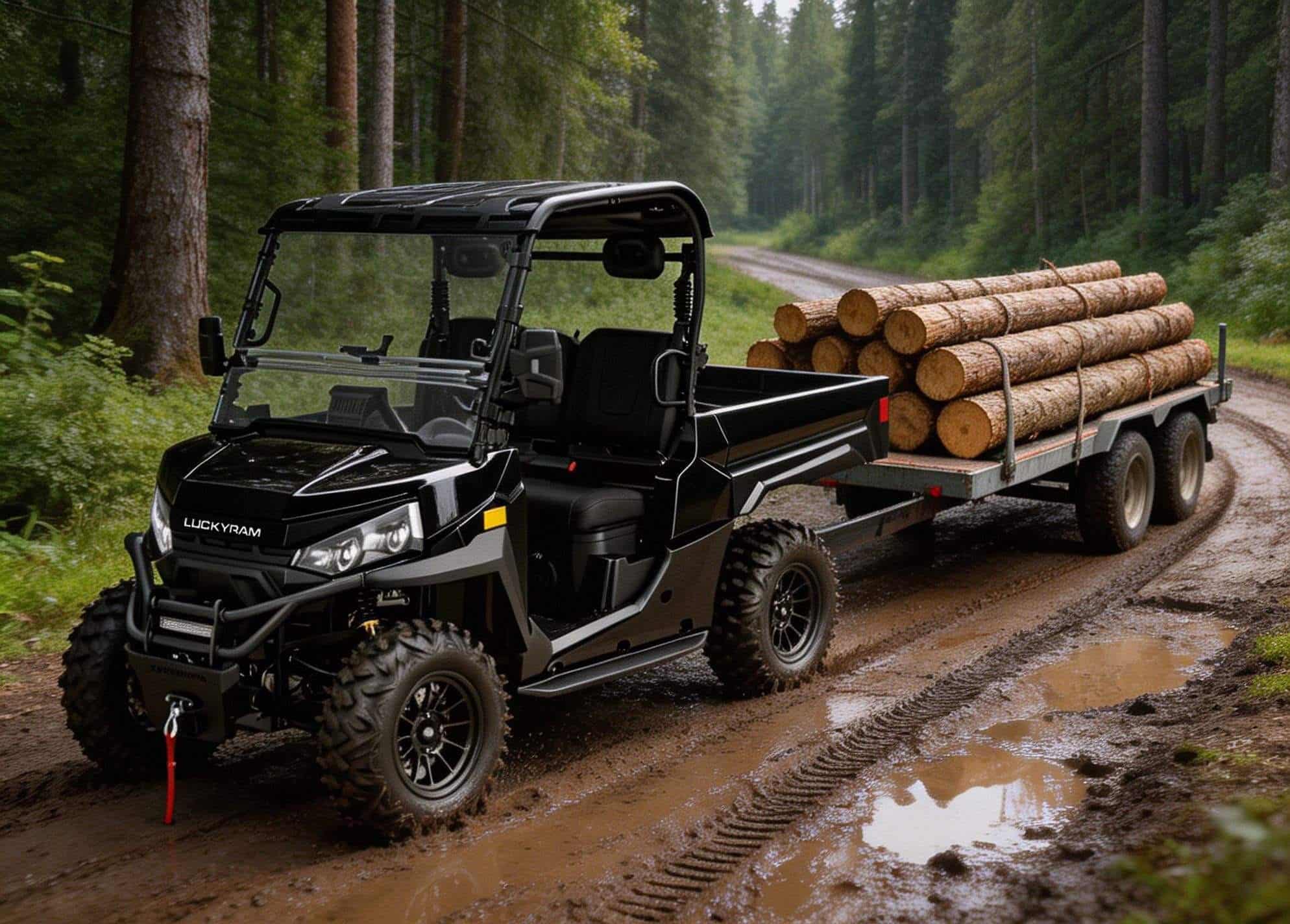 Feirmeoir Dualgas Trom Rialaitheoir UTV 4WD 10KW AC Motor 73.6V 400A